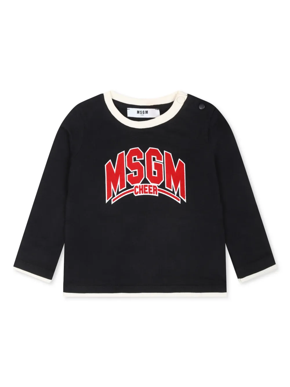 

Футболка с длинными рукавами MSGM Kids, черный