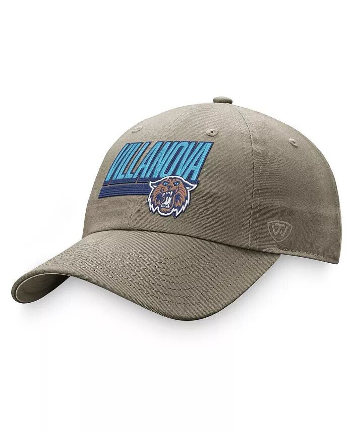 

Мужская регулируемая шляпа цвета хаки Villanova Wildcats Slice Top Of The World