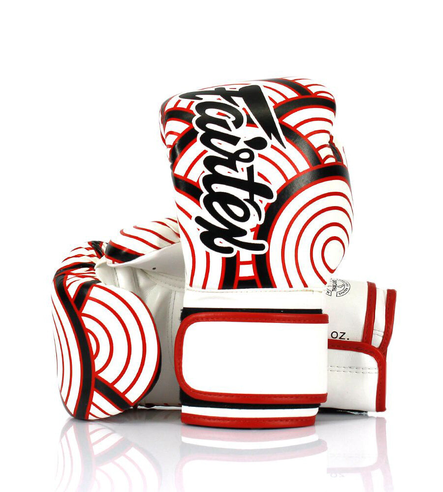 

Перчатки Fairtex Microfiber Gloves - Art Collections - Red Wave, белый