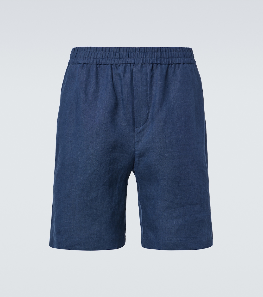 

Льняные шорты Sunspel, Light Navy
