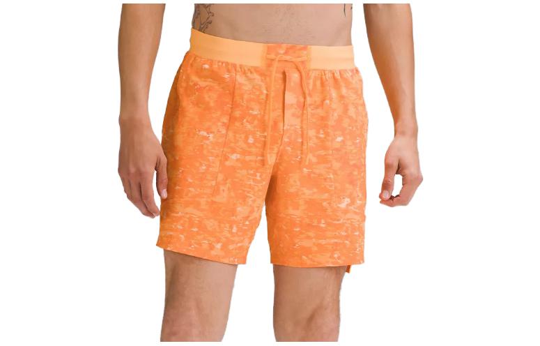 

Повседневные шорты мужские Lululemon, оранжевый