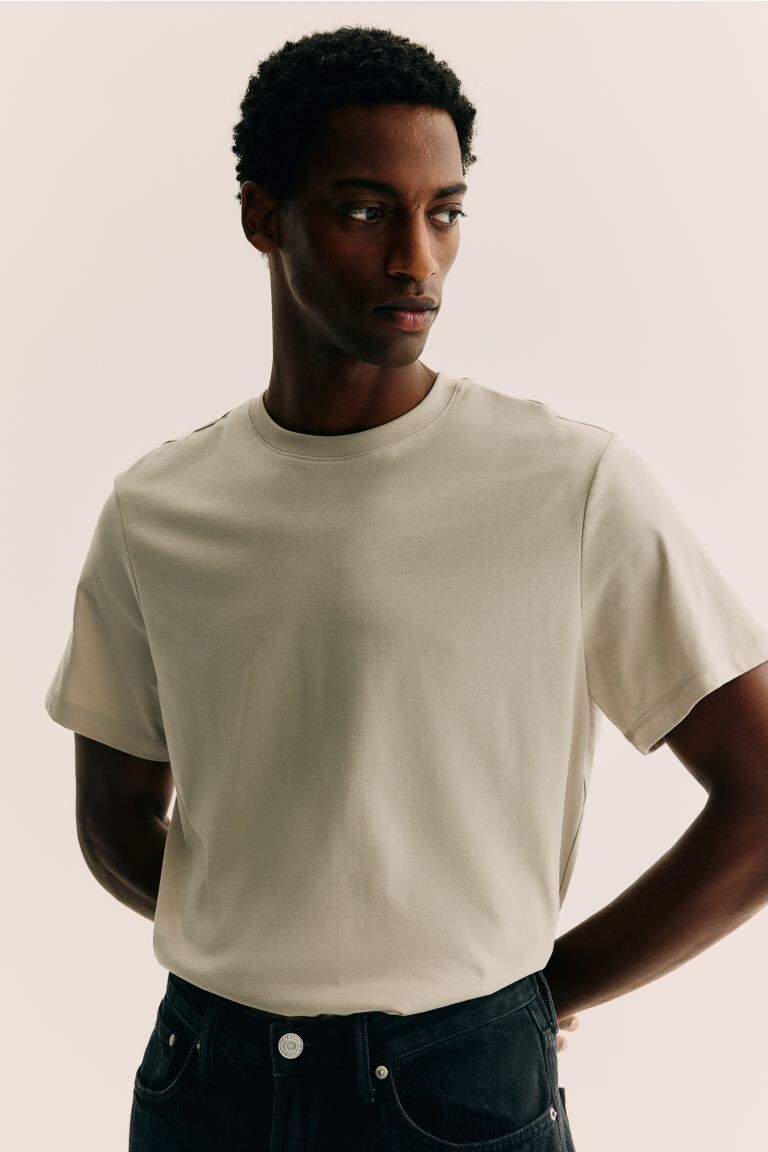 

Coolmax футболка стандартного кроя H&M, бежевый