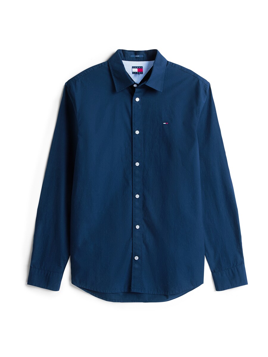 

Рубашка на пуговицах классического кроя Tommy Jeans, темно-синий