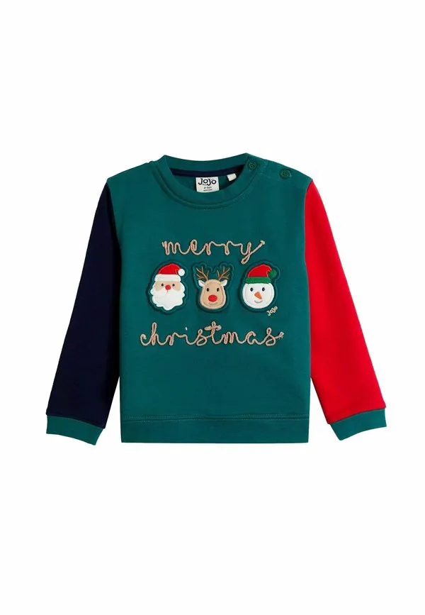 Толстовка стандартного кроя Jojo Maman Bébé, Green Christmas Character