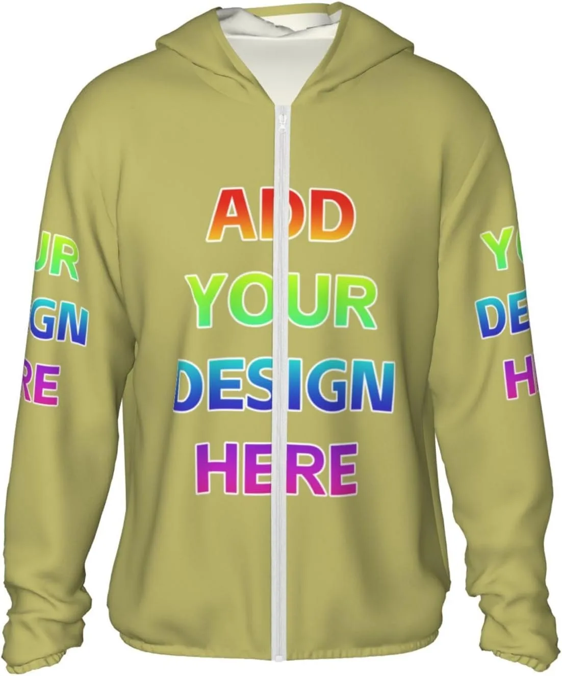 

Кастомизируемый унисекс худи с защитой от ультрафиолета, легкое, с длинными рукавами и отверстием для пальца