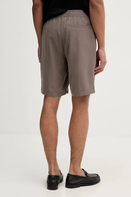 Шорты мужские из модала Calvin Klein, коричневый — фото 3