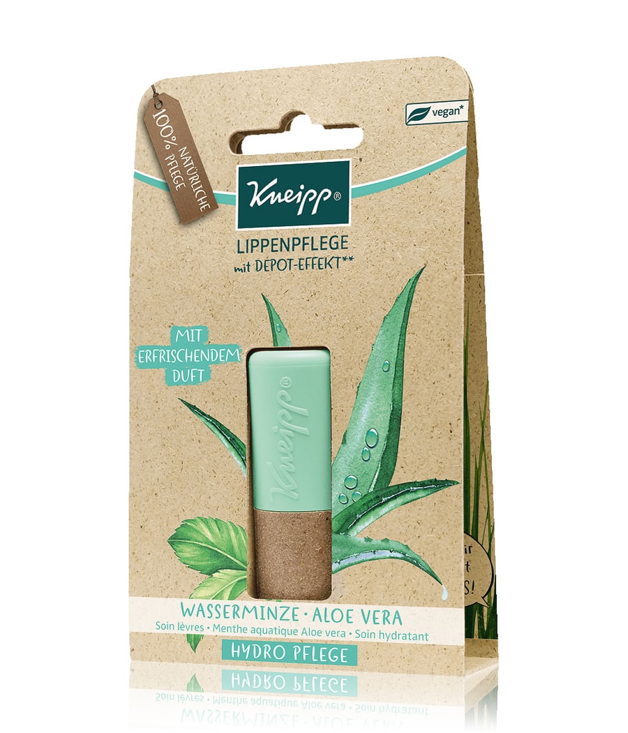 

Бальзам для губ Kneipp Wasserminze - Aloe Vera, Transparent, 4.7g