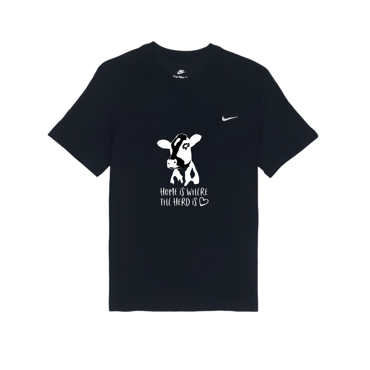 

Футболка унисекс черная Nike, черный
