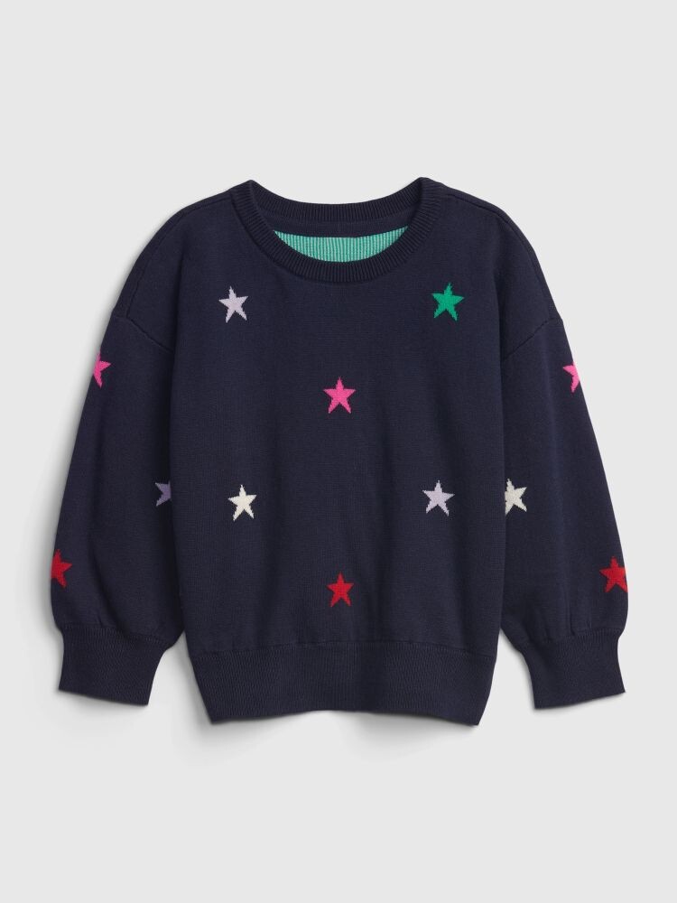 

Свитер со звездами Gap, синий