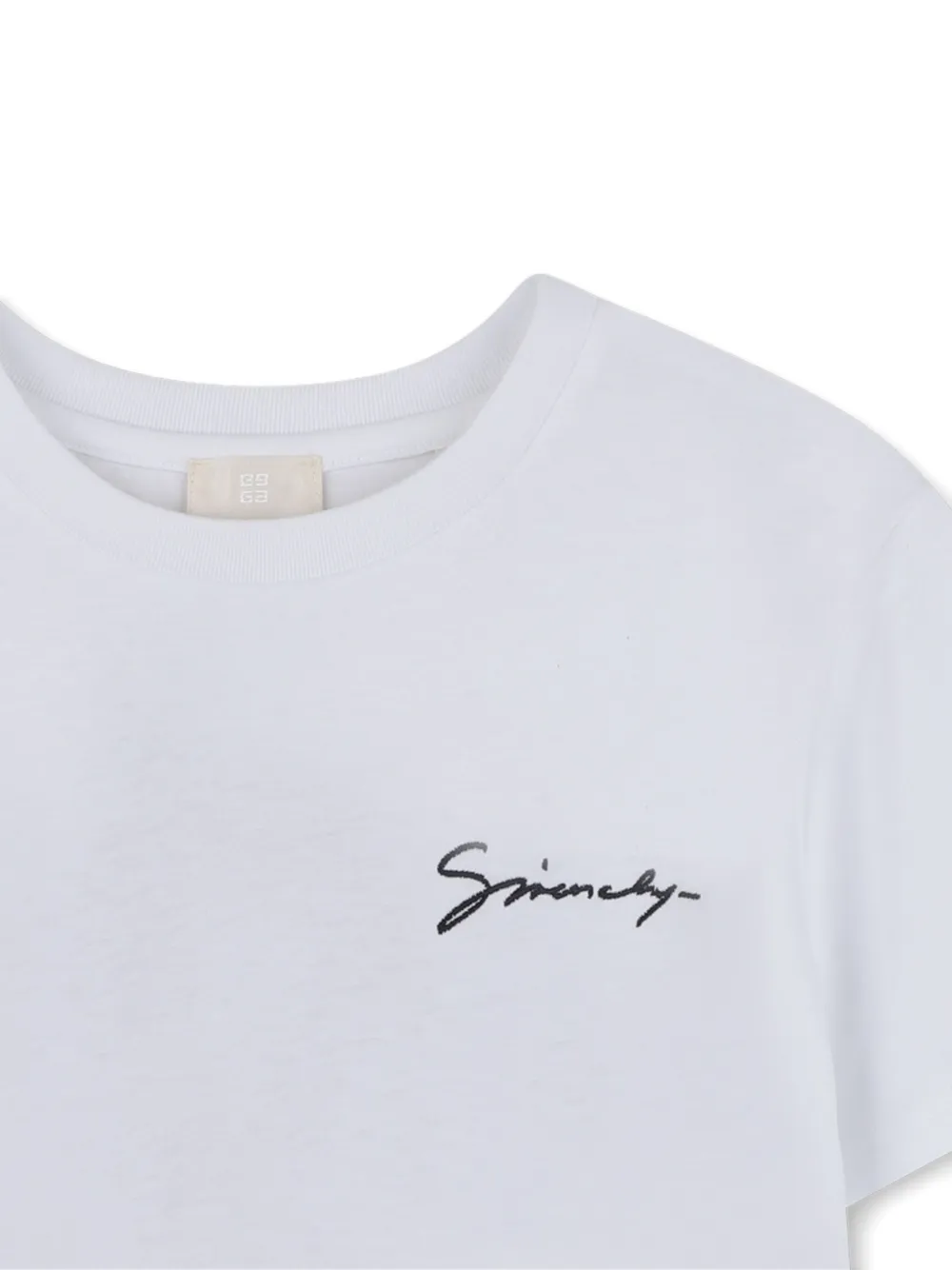 Футболка из органического хлопка с принтом дракона Givenchy Kids, белый — фото 3