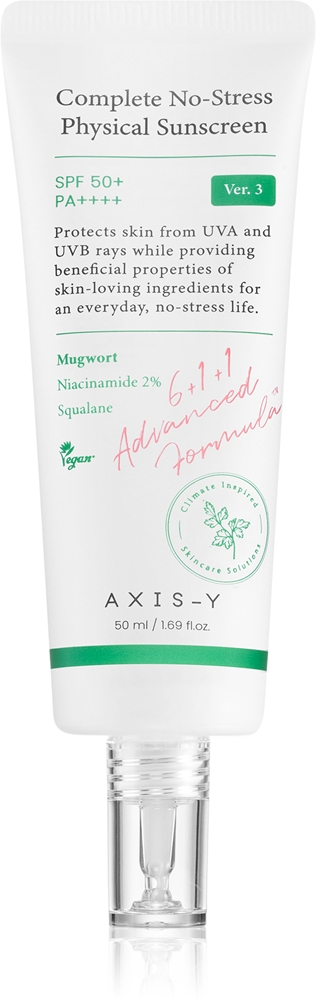 

Усовершенствованная формула 6+1+1, полное физическое солнцезащитное средство без стресса, легкая текстура, защитный увлажняющий крем с фактором защиты 50+ Axis-Y, 60 мл