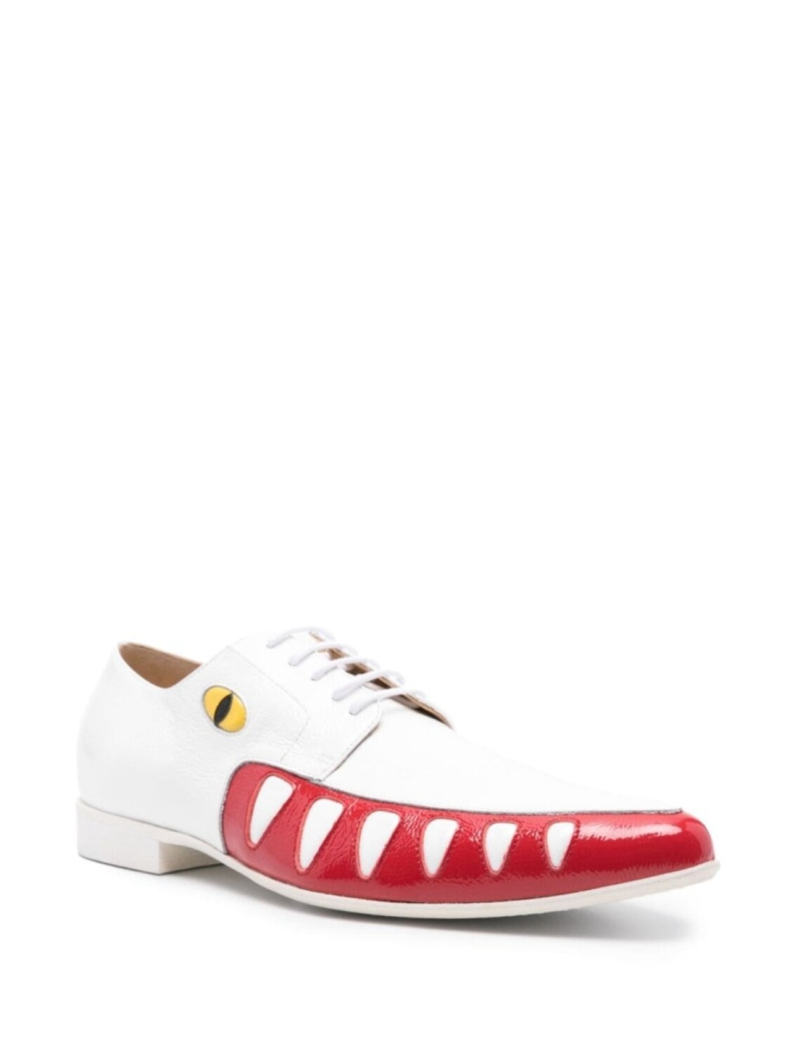 Туфли-оксфорды из крокодиловой кожи Walter Van Beirendonck, белый — фото 2