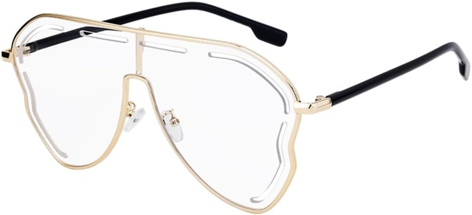 

Крупные квадратные солнцезащитные очки-щитки для женщин, большая оправа, модель «бабочка», цельные солнцезащитные очки для женщин, защита от ультрафиолета UV400 WNCKSQ, C8goldwhite