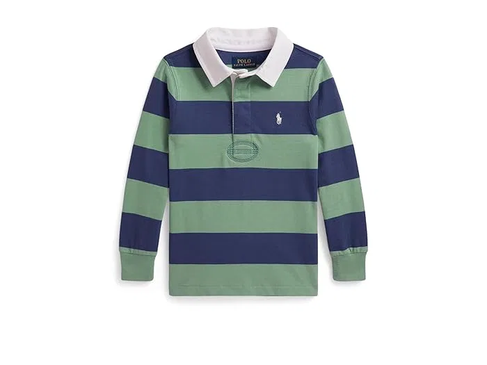 Рубашка-регби поло модель The Iconic Rugby Polo Ralph Lauren Kids, Nantucket Red