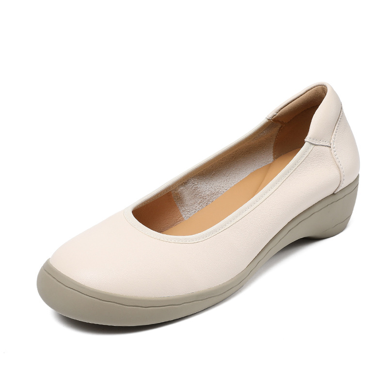 Devanro Женские повседневные туфли-лодочки бежево-хаки, цвет Beige Khaki