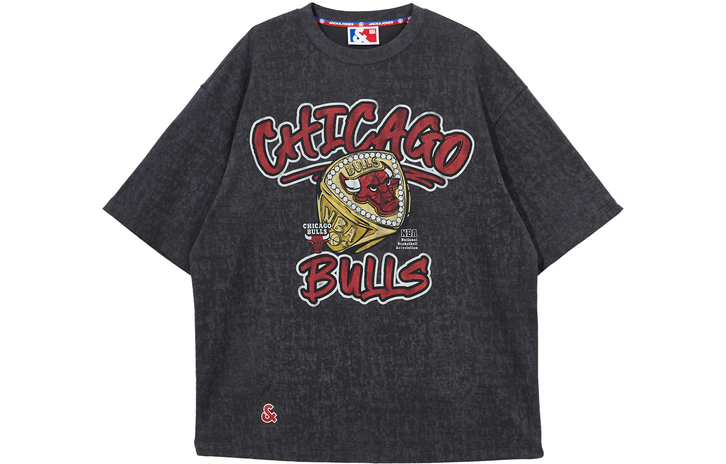 

Футболка JACK JONES· x NBA X NBA X Bulls NBA унисекс JACK&JONES, E42 Phantom Gray