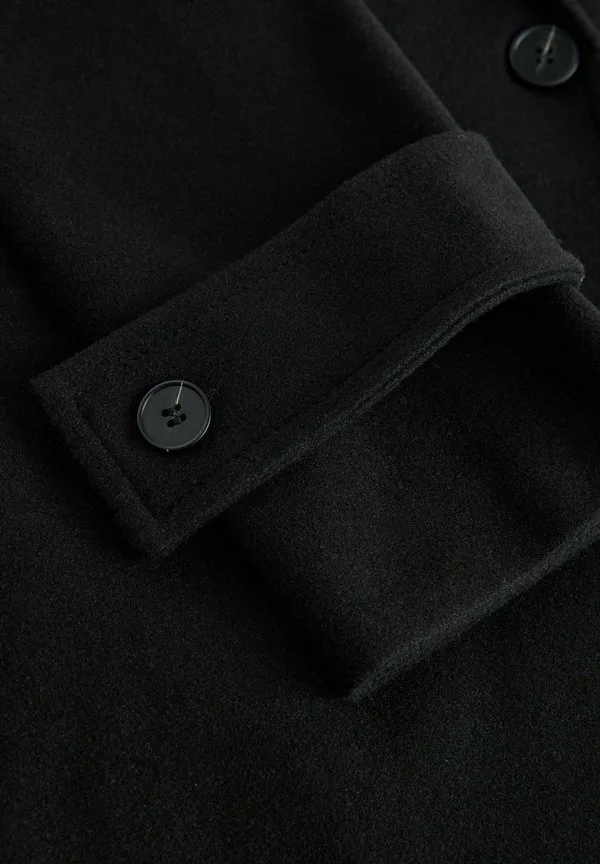 Классическое пальто для невысоких женщин Next, Black — фото 3