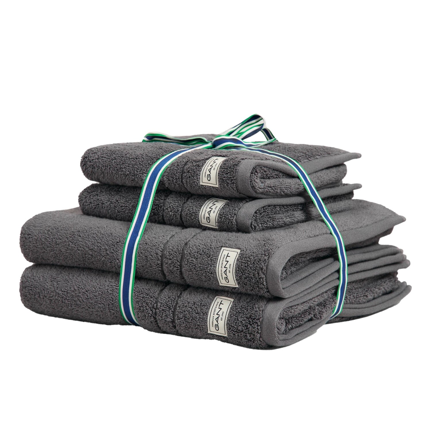 

Полотенце для ванной Gant 4er Pack, темно серый