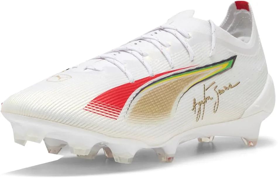 Мужские футбольные бутсы PUMA Ultra 5 Ultimate Senna для твердого грунта - белые, белый — фото 2