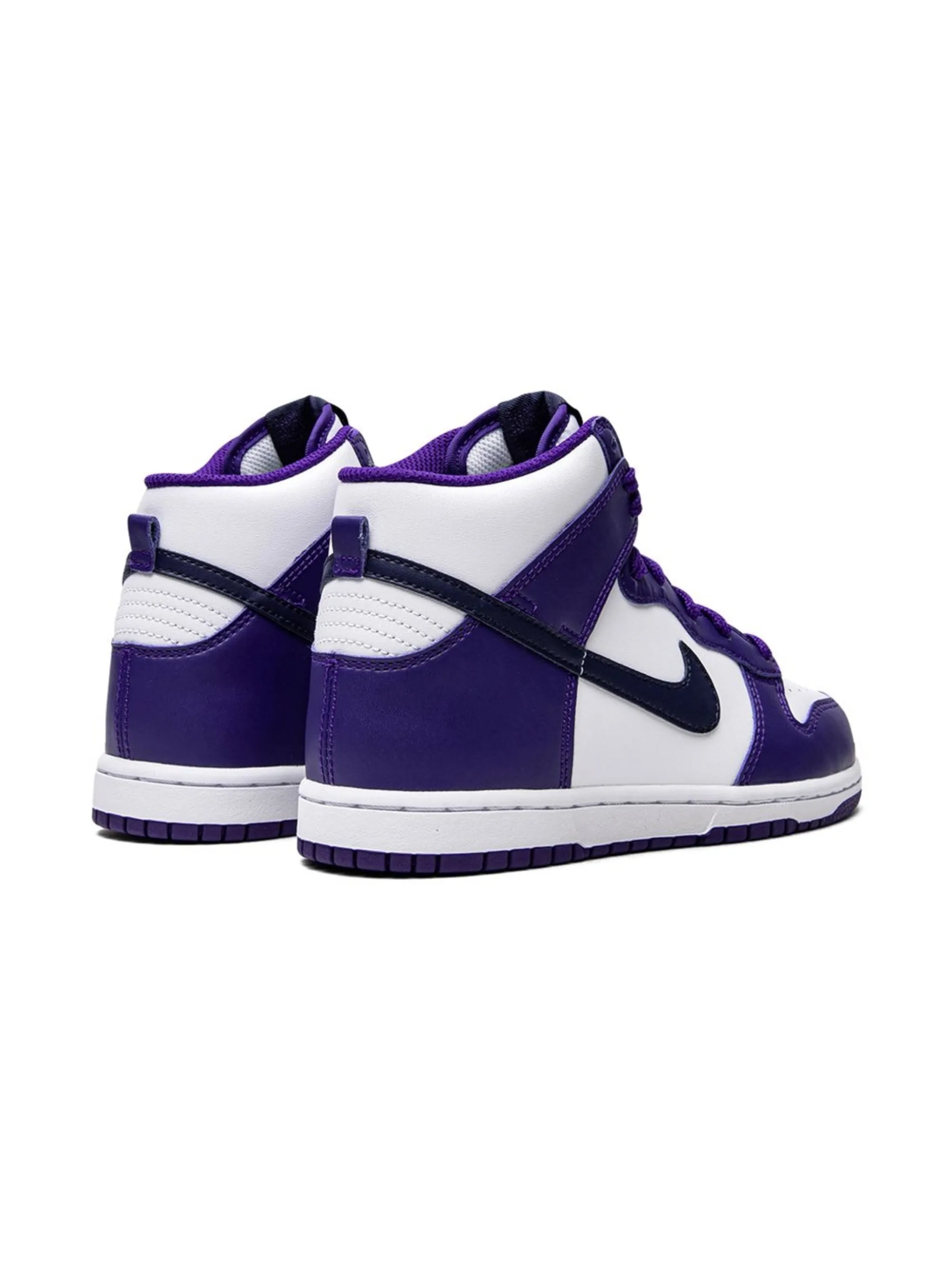 Кроссовки Dunk High Nike Kids, белый — фото 3