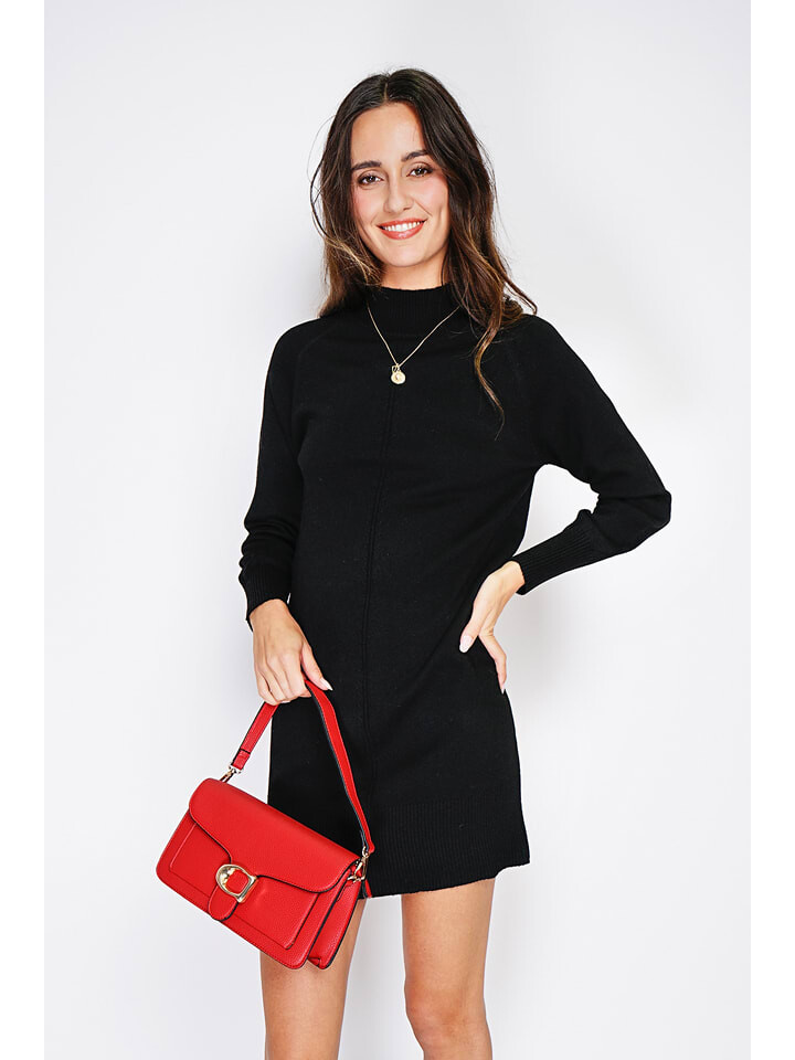 

Короткое платье ASSUILI Kaschmir-Strickkleid, черный