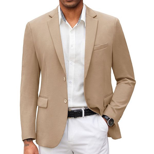 

Мужской повседневный блейзер slim fit Coofandy, Khaki