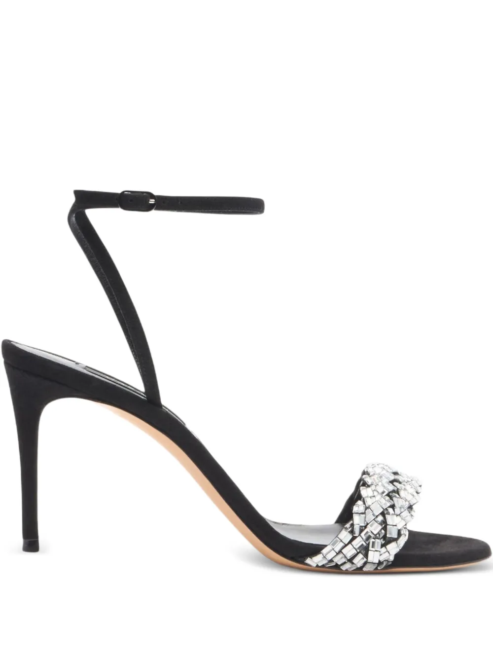 Декорированные босоножки Julia 80 Casadei, черный