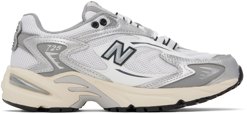 

Серые и серебристые кроссовки ML725V1 New Balance, белый