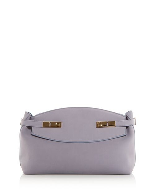 

Кожаная сумка через плечо Hug Ferragamo, цвет Gray