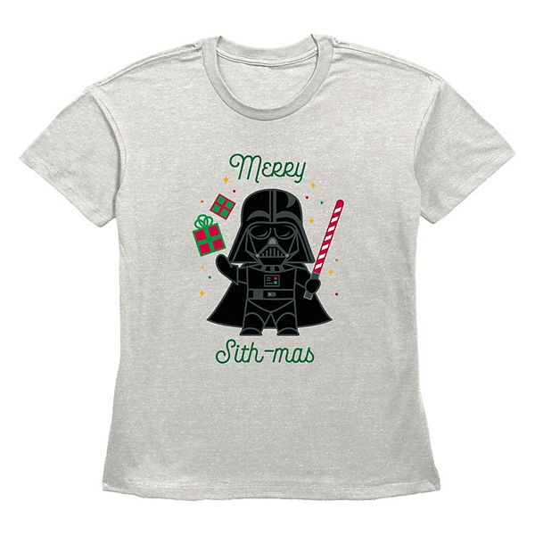 

Футболка с принтом Women's Darth Vader Merry Sith-mas Star Wars