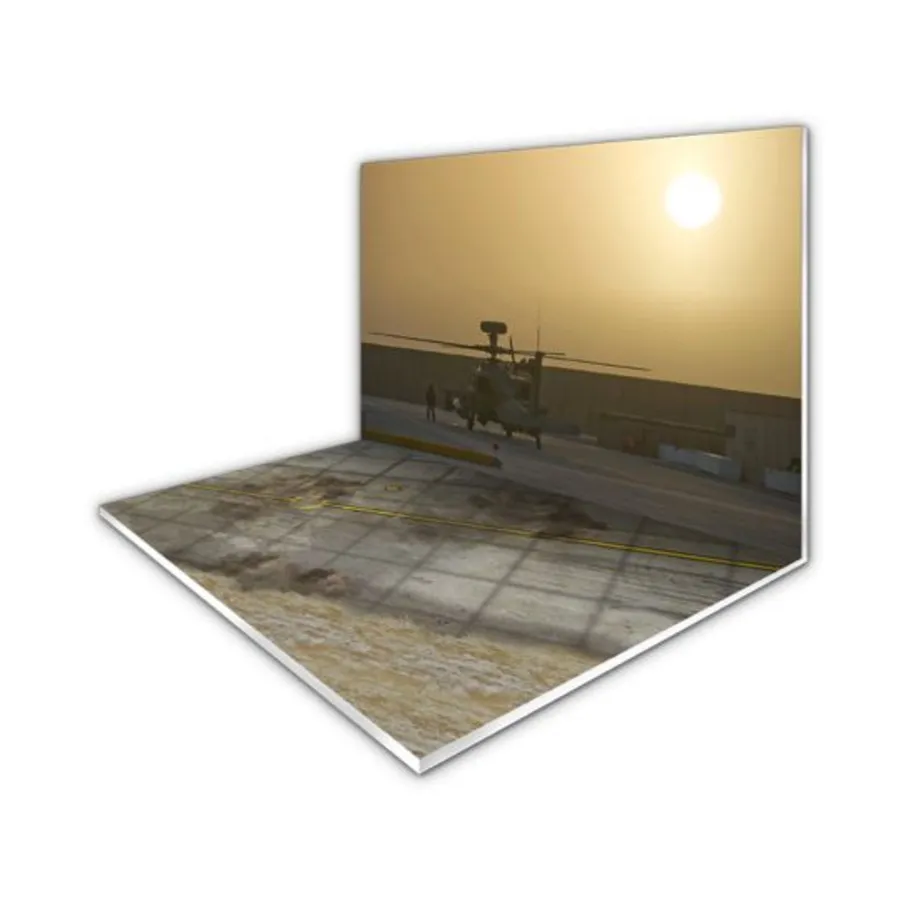 

Авиабаза – Пустыня, QuickSandPlinth PVC Wall Landscape Displays (500 x 350mm)
