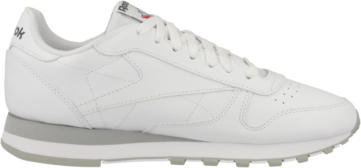 Мужские винтажные кроссовки Reebok Classic Leather 1983, белый/серый — фото 4