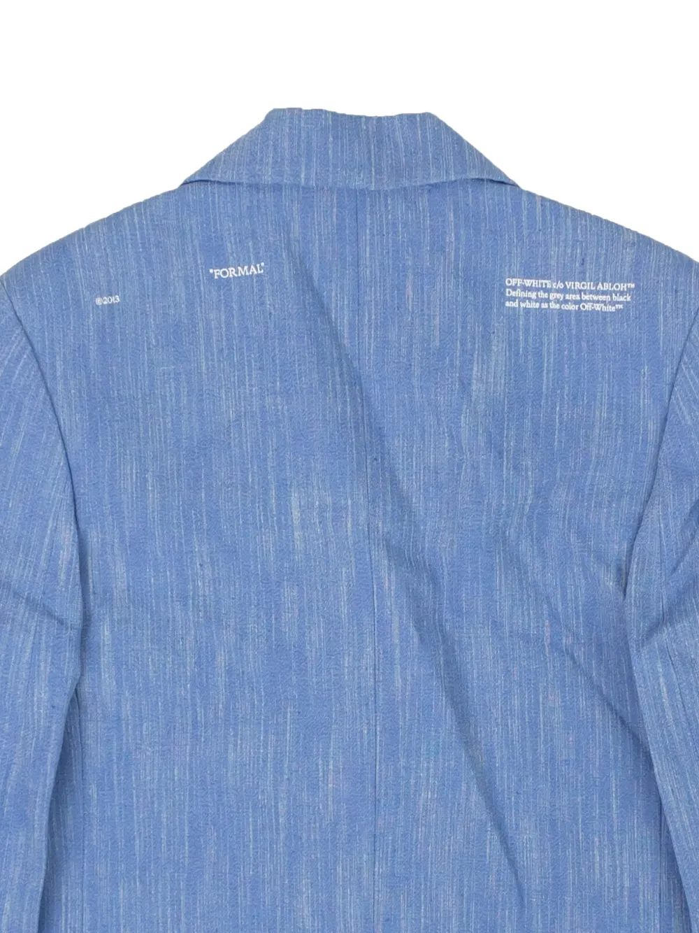 Блейзер для девчонки-сорванца OFF-WHITE, синий — фото 3