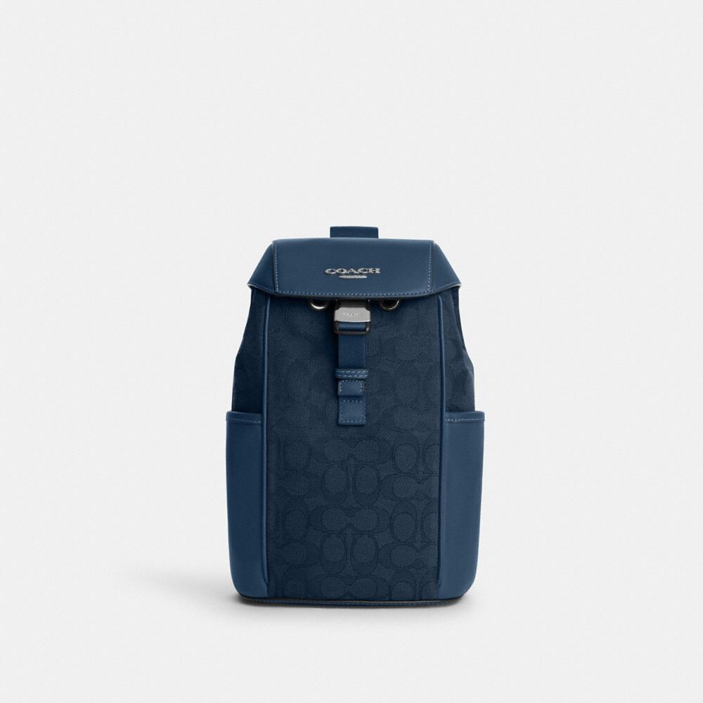 

Сумка Coach Racer Pack, темный деним