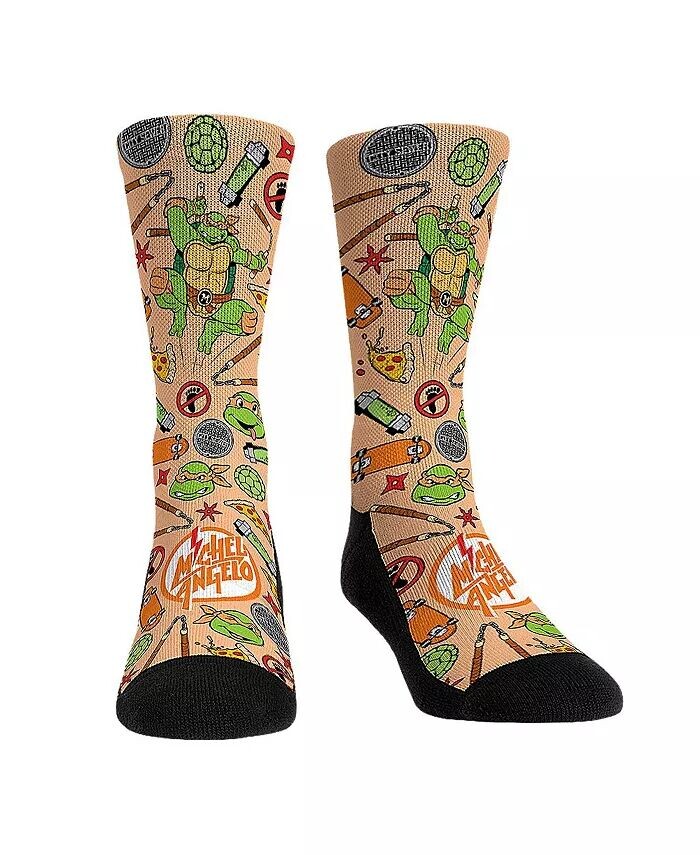 

Носки Rock Em мужские и женские носки Teenage Mutant Ninja Turtles Michelangelo Kaboom Crew Rock 'Em