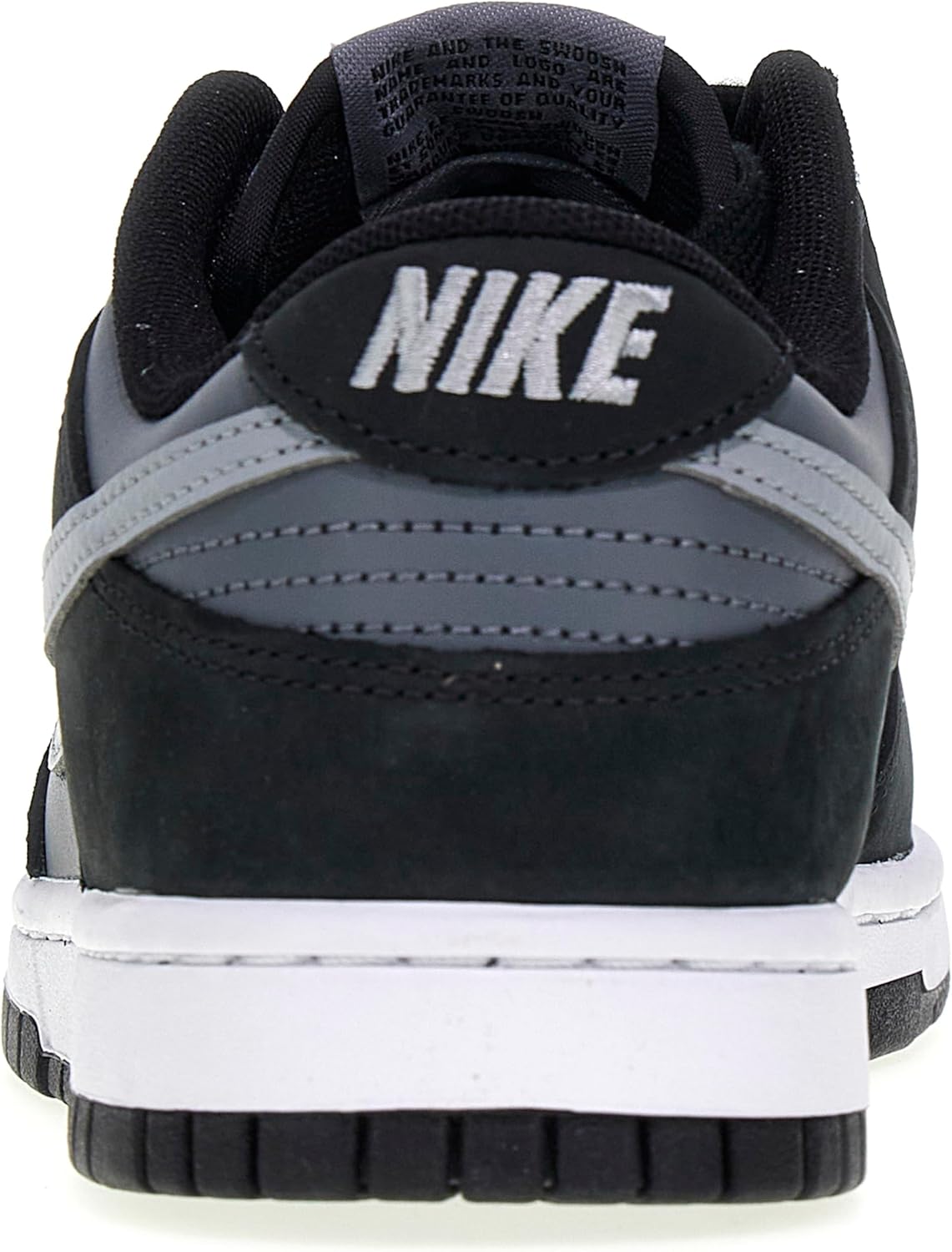 Мужские кроссовки Nike Dunk Low, белый/черный/серый/светло-серый — фото 3