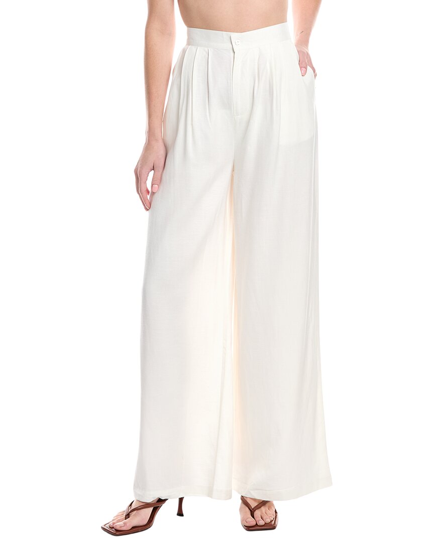 

Льняные брюки с напуском La Porte, белый