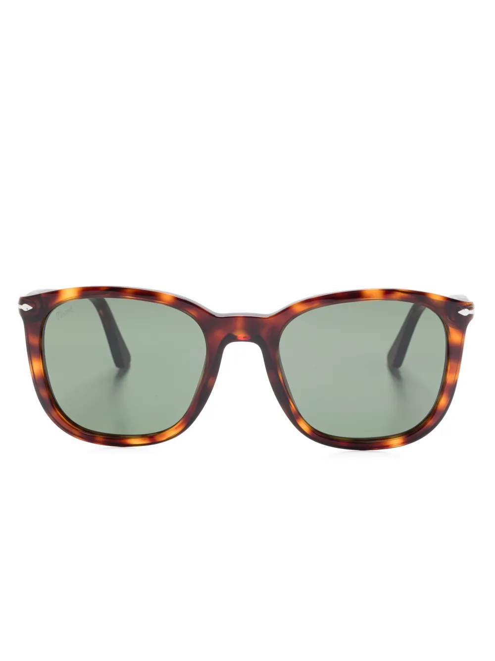

Солнцезащитные очки в оправе черепаховой расцветки Persol, коричневый