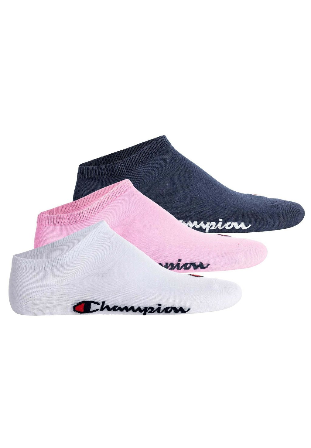 

Носки UNISEX SNEAKER 3ER PACK BASIC LOGO Champion, фуксия