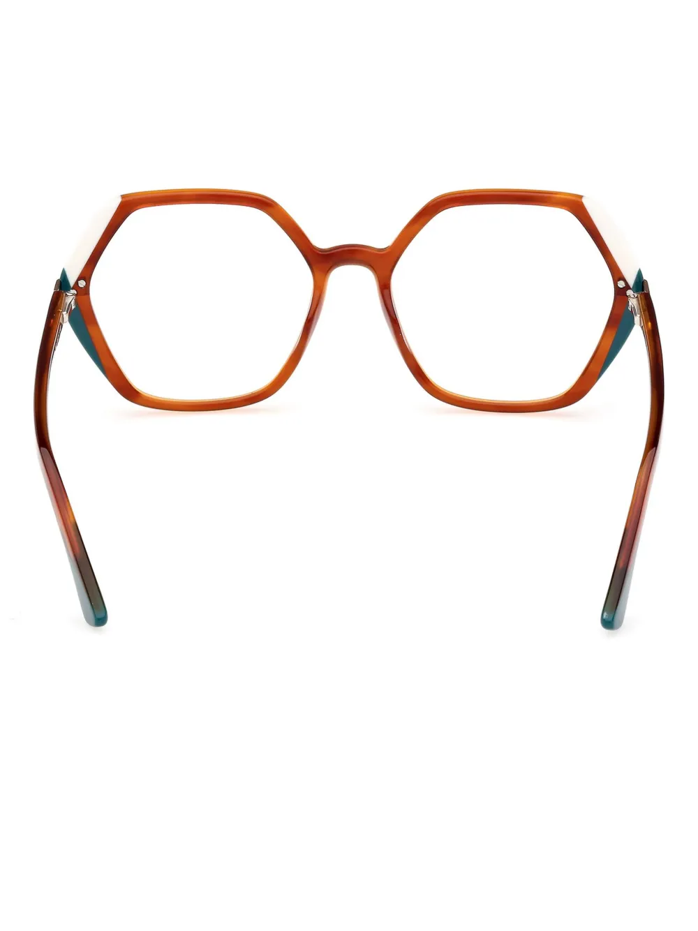 

Очки в геометрической оправе GUESS EYEWEAR, коричневый