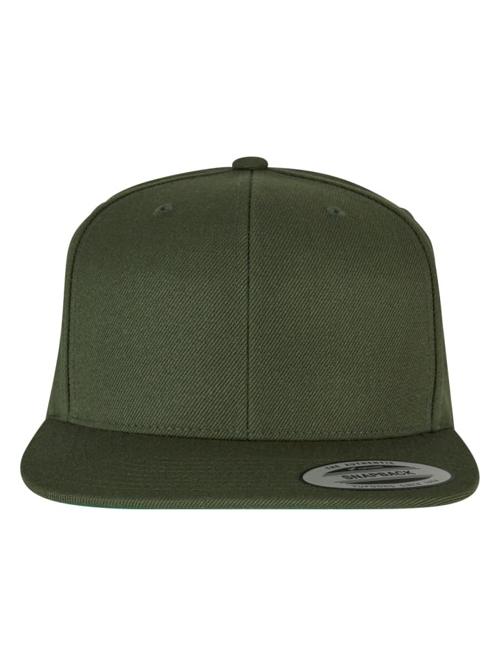 

Бейсболка Flexfit Snapback, цвет deep olive