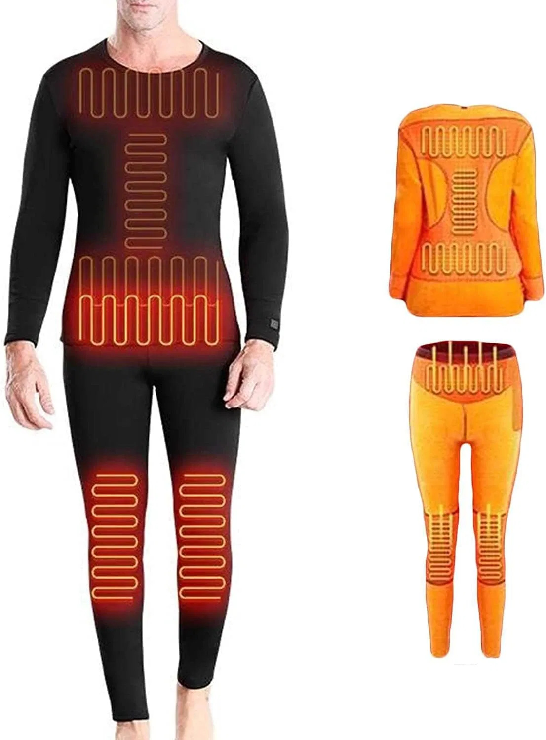 Термобелье, USB-обогрев, Male Black