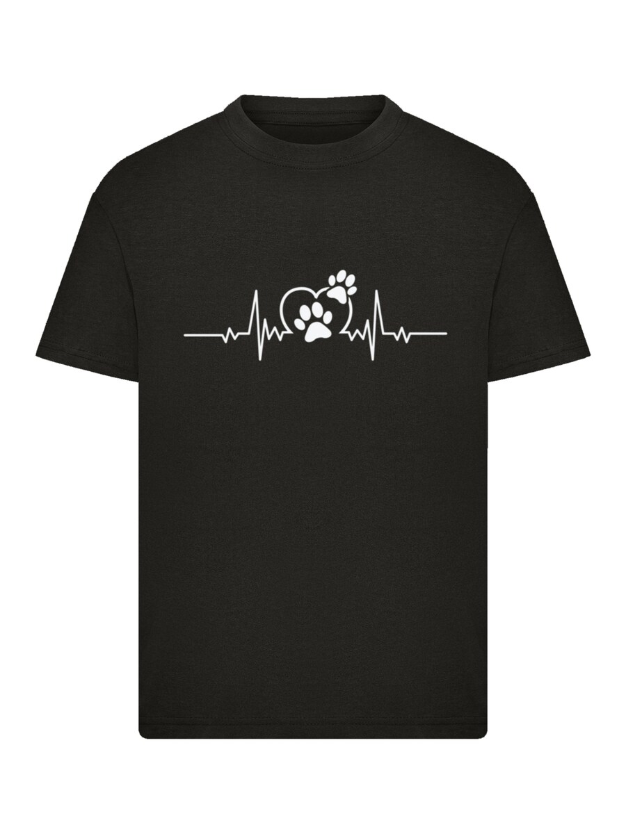 

Рубашка F4NT4STIC Heartbeat Dog Love, черный