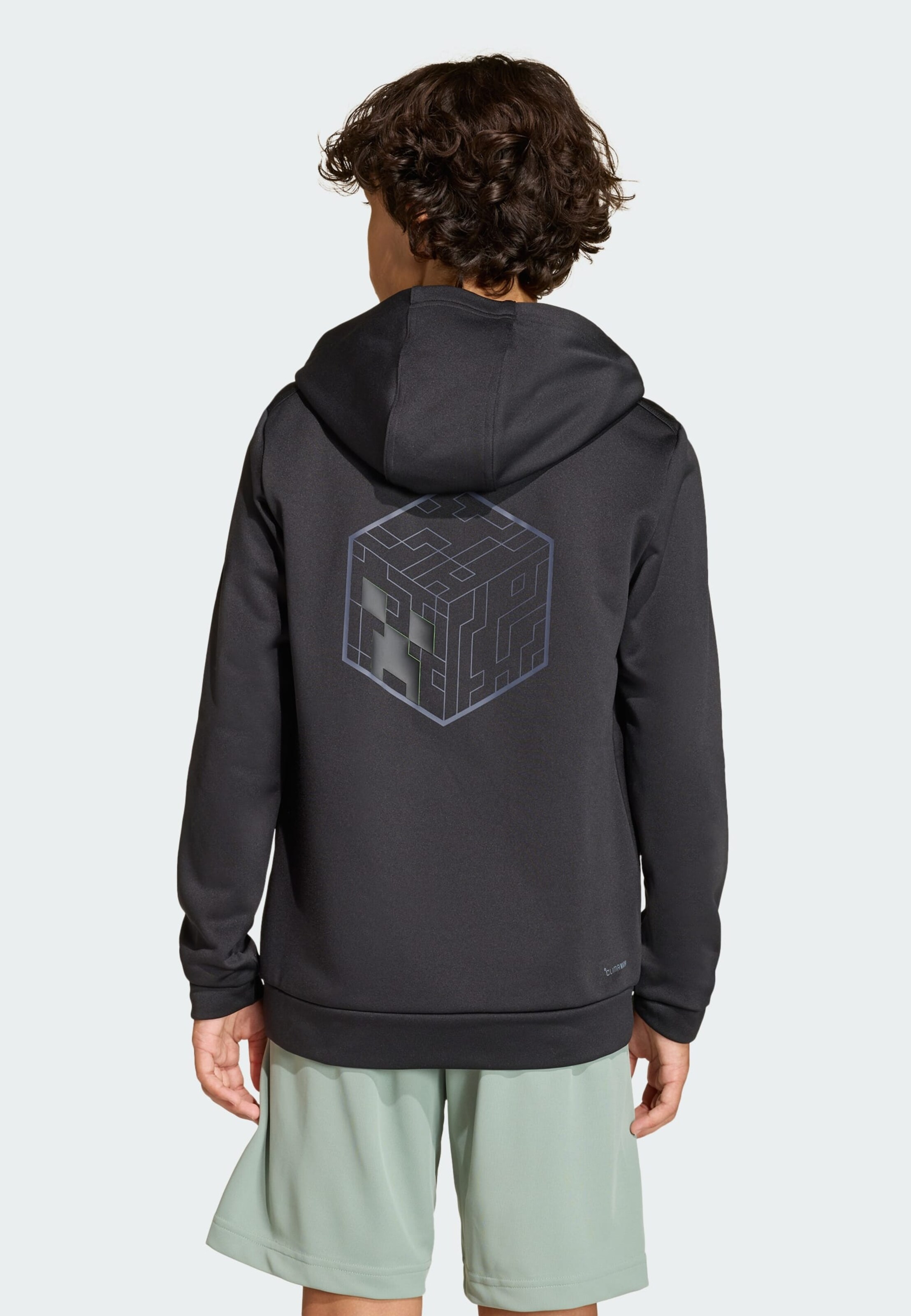 Adidas Sportswear Спортивная толстовка 'Minecraft' в черном цвете — фото 2