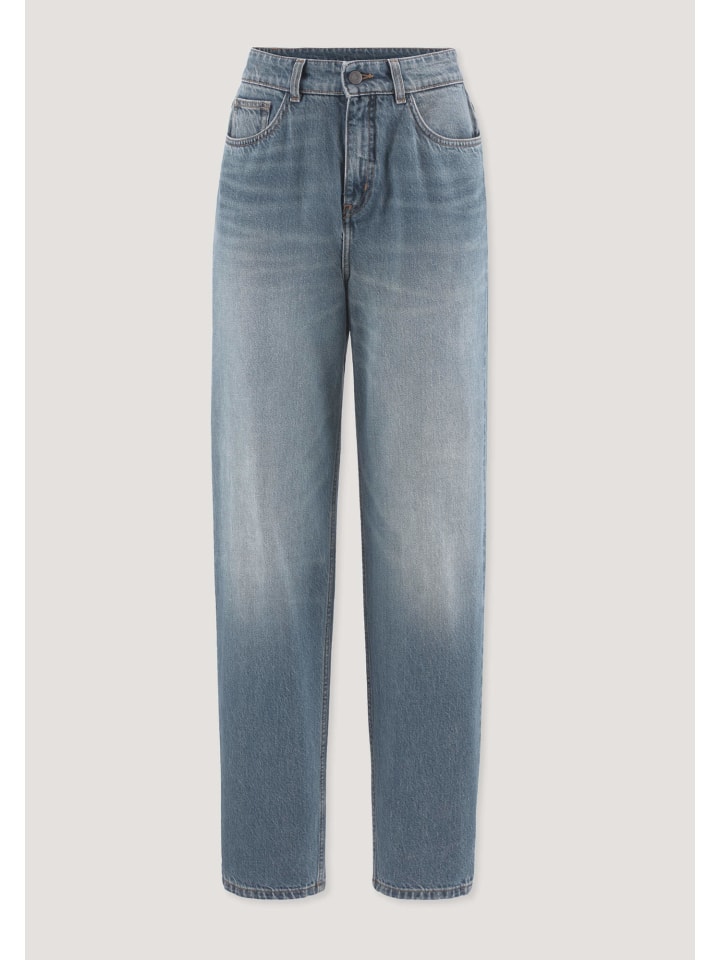 

Джинсы Hessnatur NIVA с зауженными штанинами, изготовленные из чистого органического хлопка, зеленовато-голубого цвета