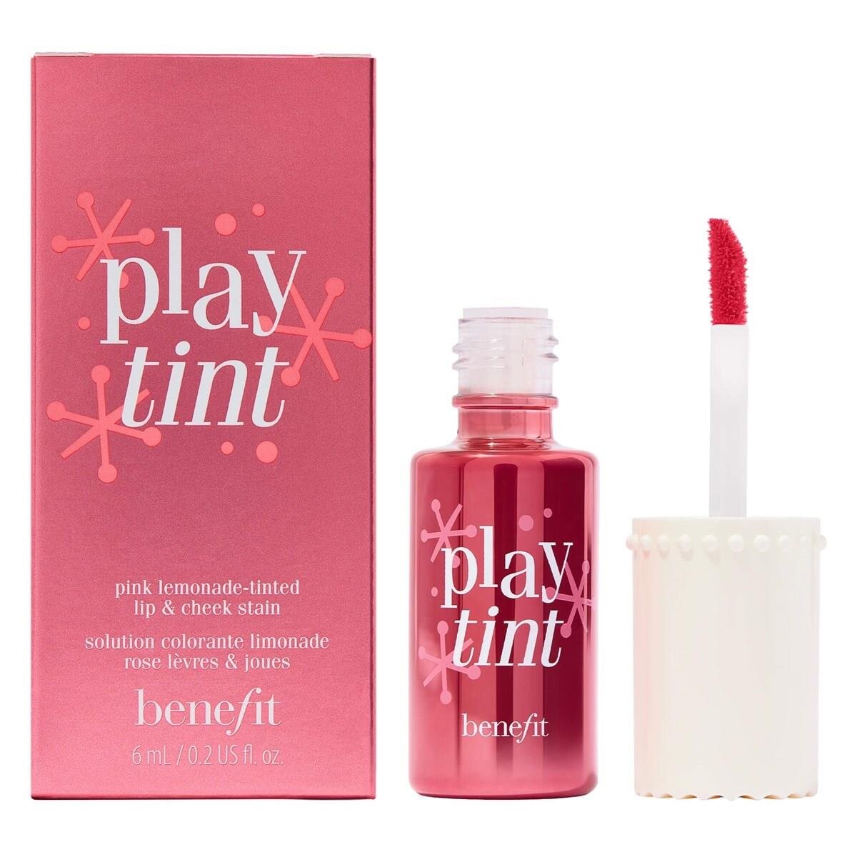 

Benefit, Playtint Cheek & Lip Stain, жидкие румяна для губ и щек «Розовый лимонад», 6 мл