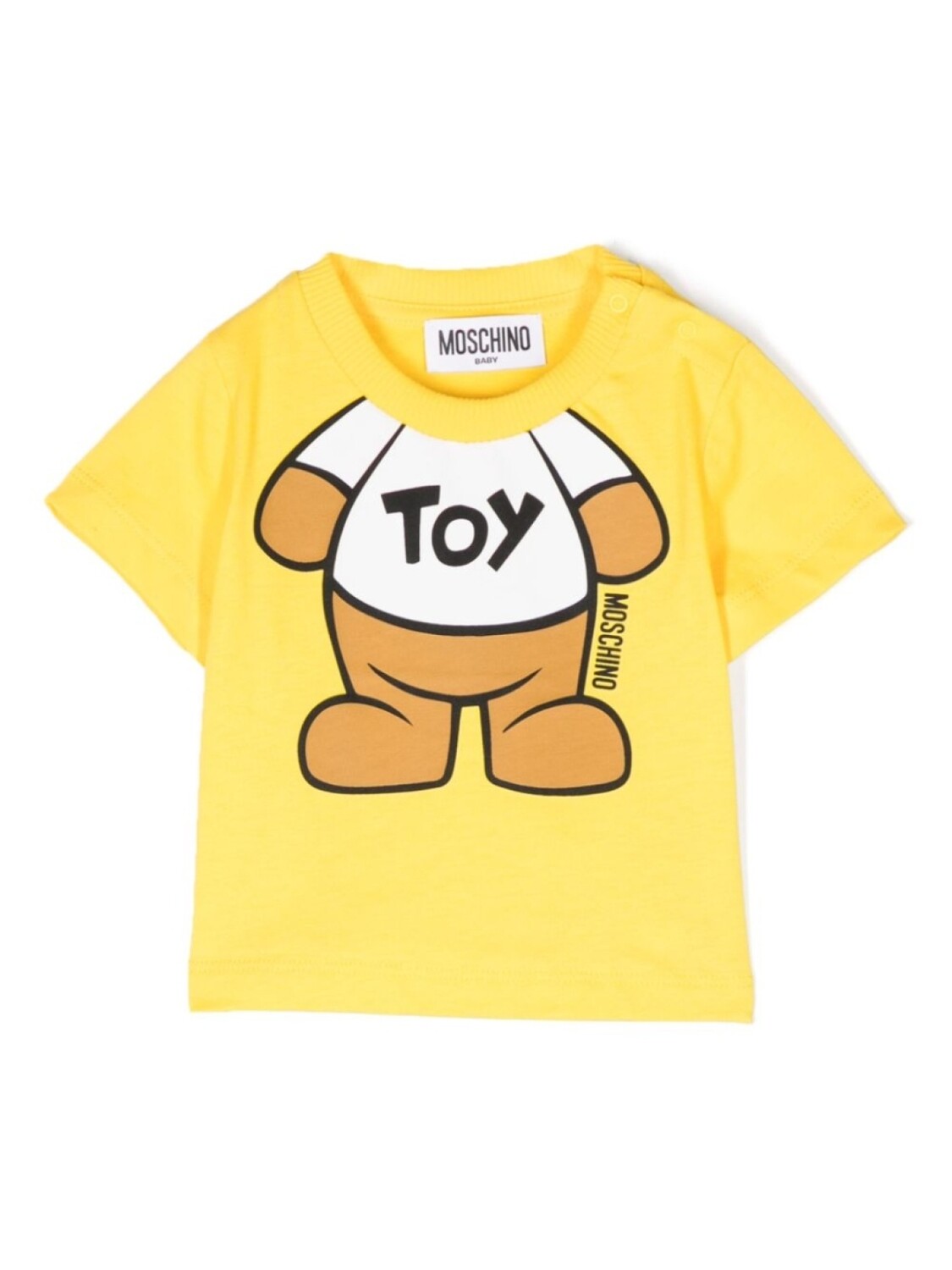 

Moschino Kids футболка с логотипом, желтый