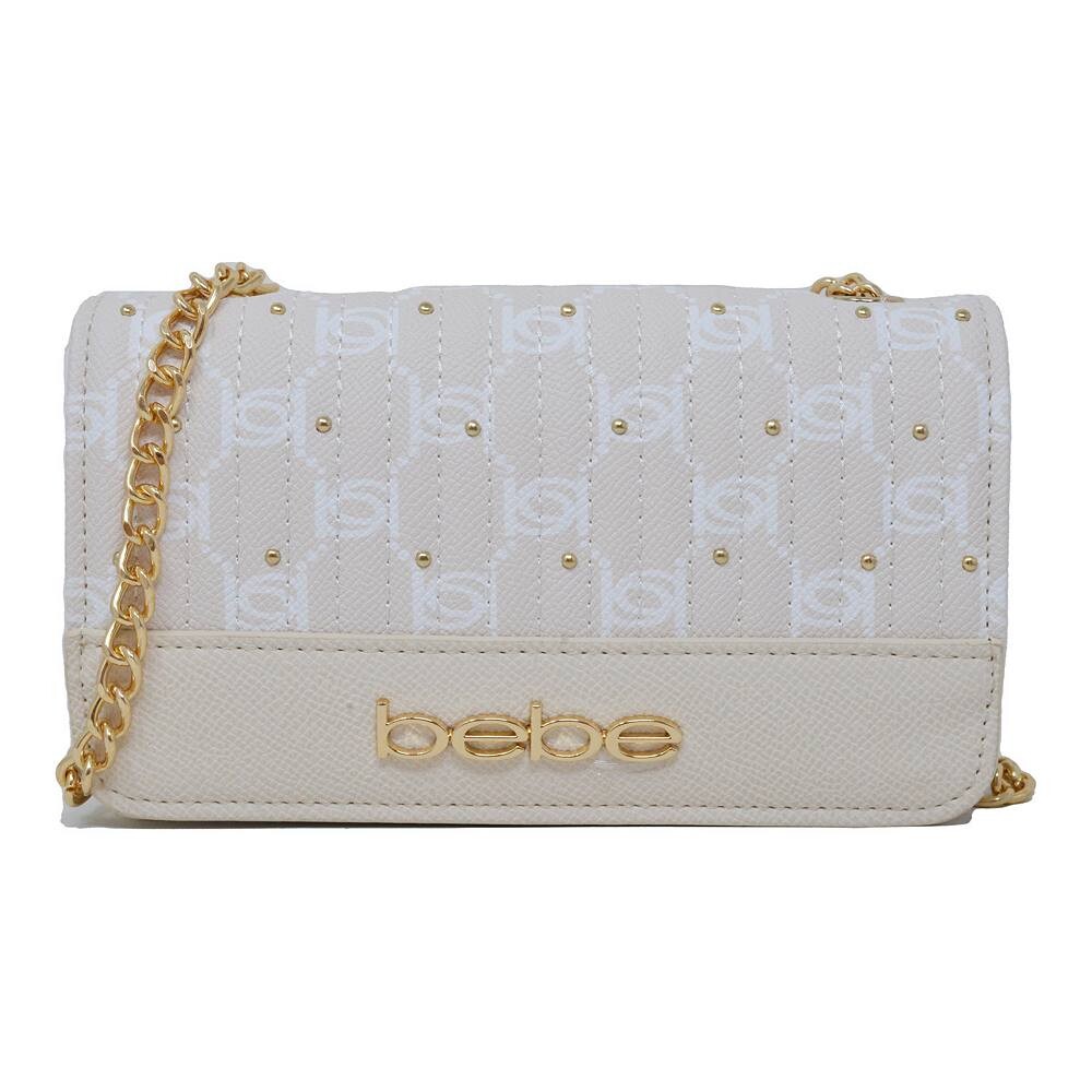 

Сумка через плечо bebe Cinzia с монограммой и принтом Bebe, цвет Cream