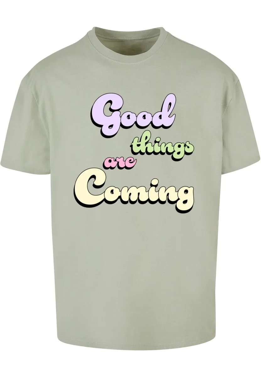 

Футболка Merchcode "Мужская футболка Good Things Heavy Oversized ", цвет Softsalvia