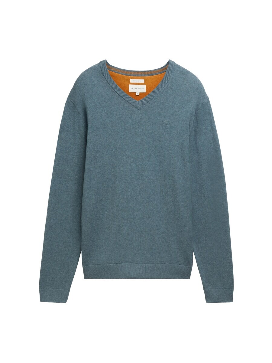 

Свитер с v-образным вырезом TOM TAILOR Sweater, коричневый